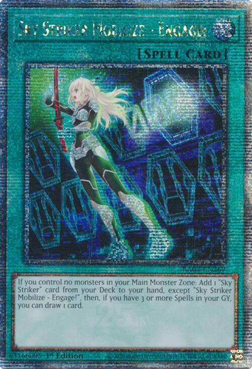 Image for Sky Striker Mobilize - Engage! (Quarter Century Secret Rare) (Quarter Century Bonanza) (RA03-EN269) - YuGiOh