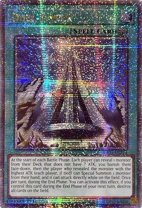 Image for Duel Tower (Quarter Century Secret Rare) (Quarter Century Bonanza) (RA03-EN273) - YuGiOh