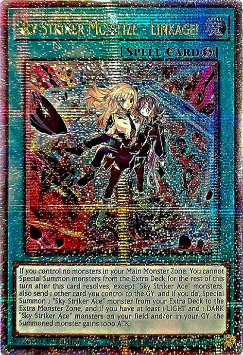 Image for Sky Striker Mobilize - Linkage! (Quarter Century Secret Rare) (Quarter Century Bonanza) (RA03-EN274) - YuGiOh