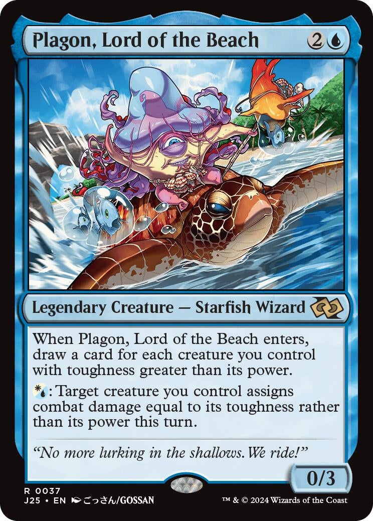 Image for Plagon, Lord of the Beach (Anime) (Foundations Jumpstart) (37) - Magic: The Gathering