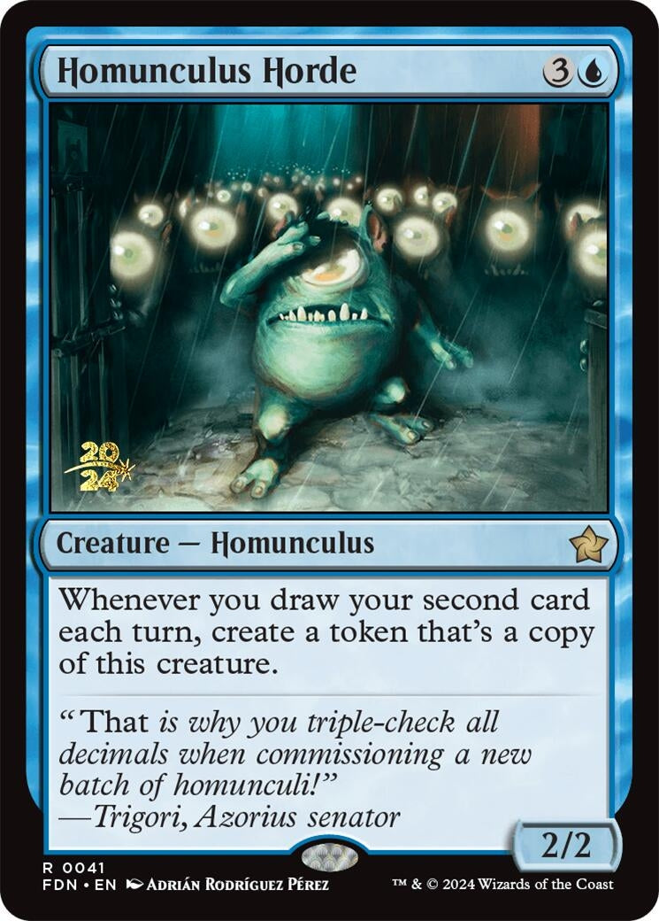 Image for Homunculus Horde (Prerelease Cards) (41) - Magic: The Gathering