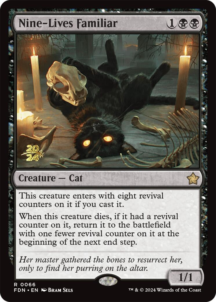 Image for Nine-Lives Familiar (Prerelease Cards) (66) - Magic: The Gathering