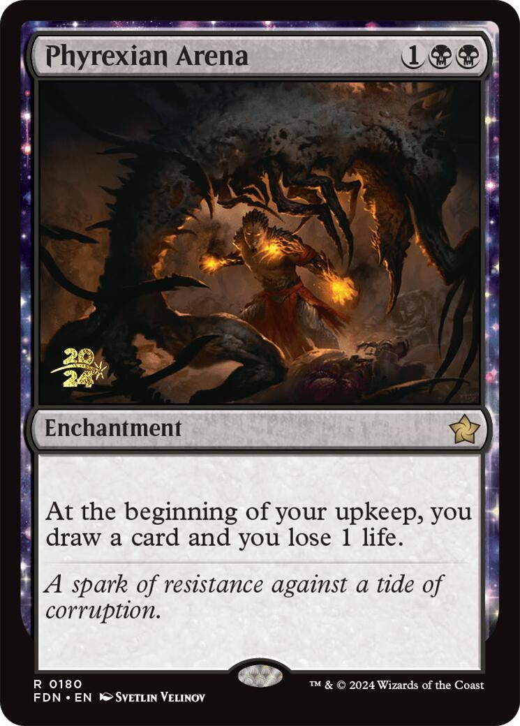 Image for Phyrexian Arena (FDN) (Prerelease Cards) (180) - Magic: The Gathering