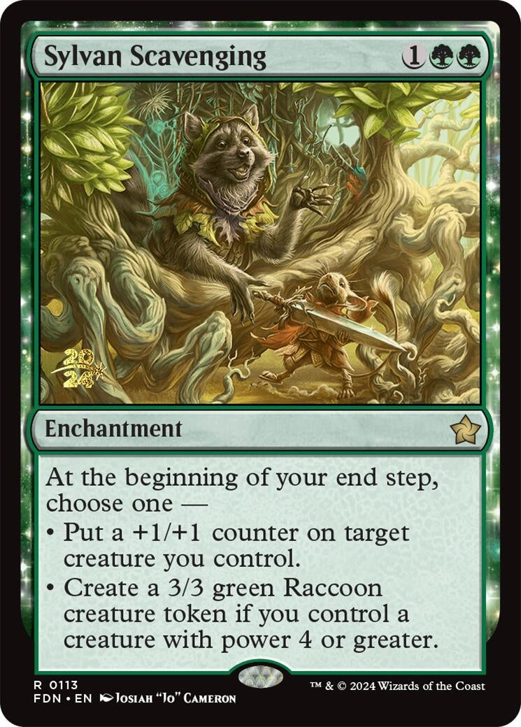Image for Sylvan Scavenging (Prerelease Cards) (113) - Magic: The Gathering