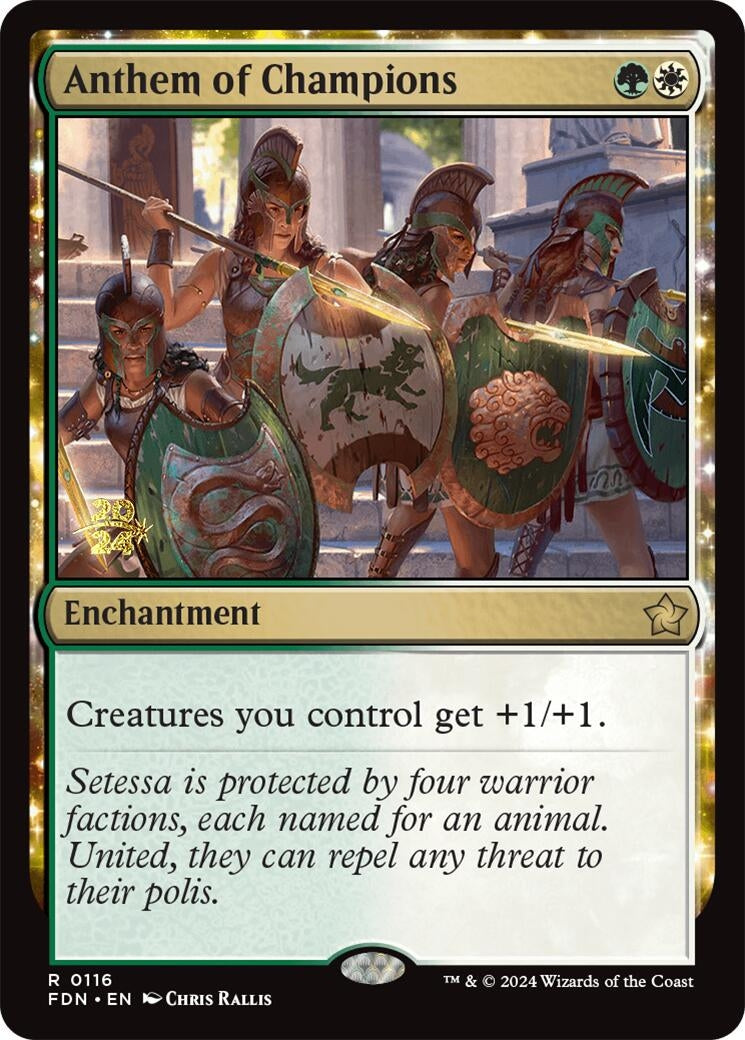 Image for Anthem of Champions (Prerelease Cards) (116) - Magic: The Gathering
