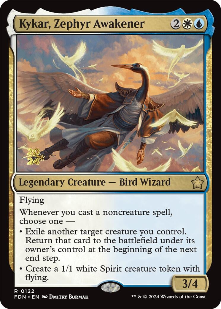 Image for Kykar, Zephyr Awakener (Prerelease Cards) (122) - Magic: The Gathering