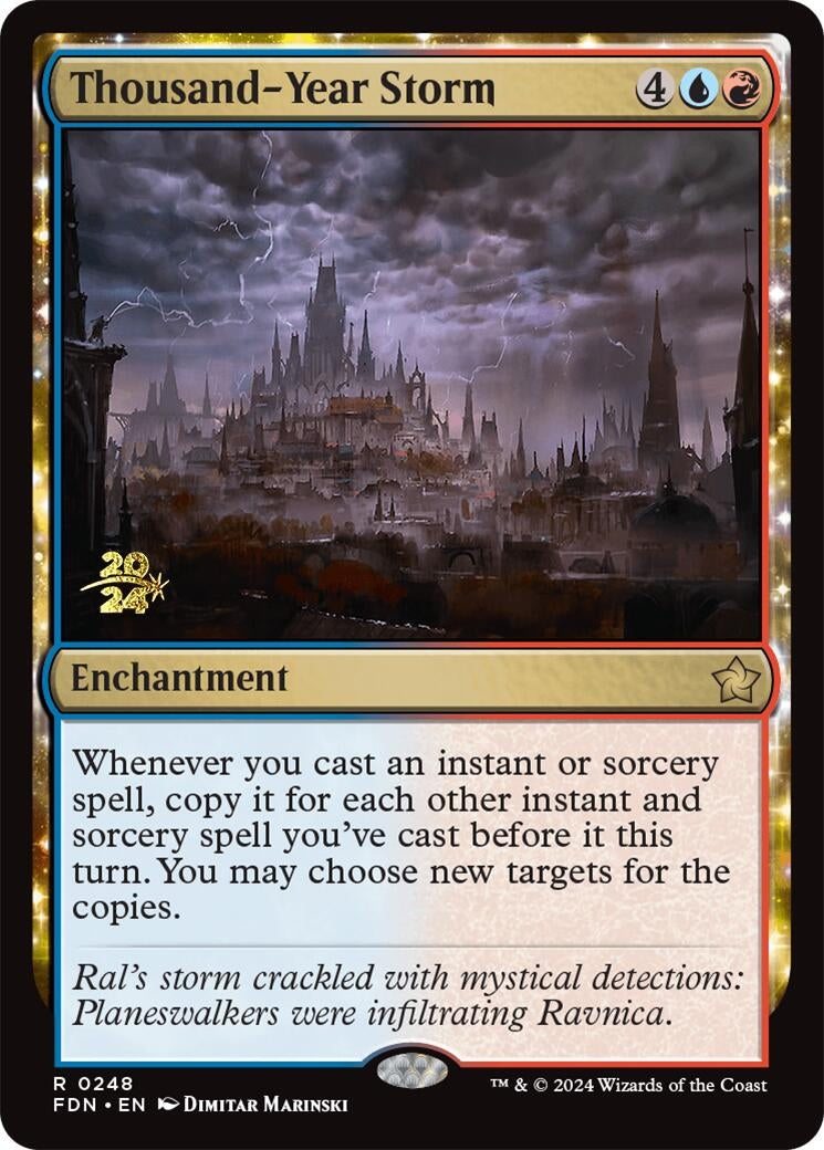 Image for Thousand-Year Storm (FDN) (Prerelease Cards) (248) - Magic: The Gathering