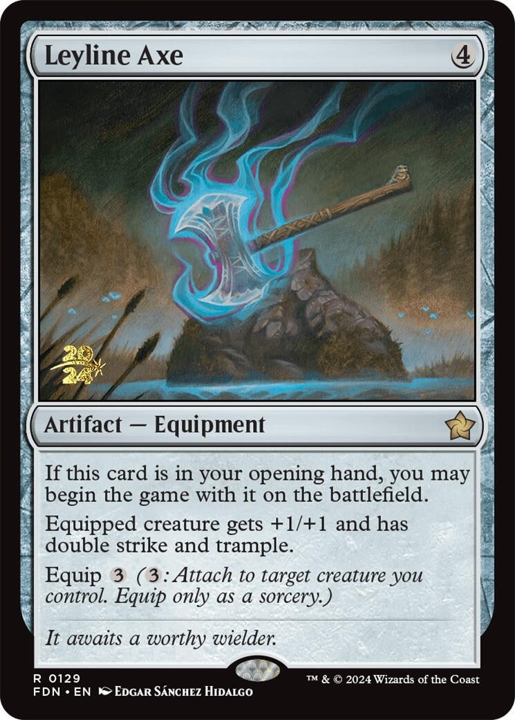 Image for Leyline Axe (Prerelease Cards) (129) - Magic: The Gathering