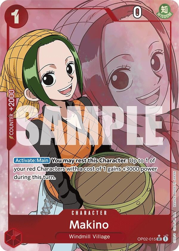 Image for Makino (Full Art) (Premium Booster -The Best-) (OP02-015) - One Piece Card Game