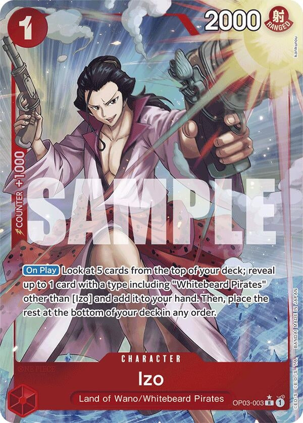 Image for Izo (OP03-003) (Full Art) (Premium Booster -The Best-) (OP03-003) - One Piece Card Game
