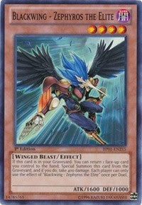 Image for Blackwing - Zephyros the Elite (Battle Pack: Epic Dawn) (BP01-EN215) - YuGiOh