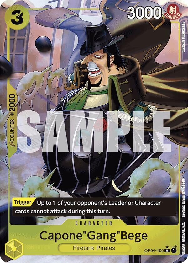 Image for Capone"Gang"Bege (OP04-100) (Full Art) (Premium Booster -The Best-) (OP04-100) - One Piece Card Game
