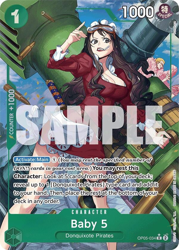 Image for Baby 5 (OP05-034) (Alternate Art) (Premium Booster -The Best-) (OP05-034) - One Piece Card Game