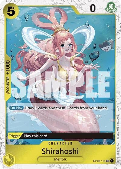Image for Shirahoshi (OP03-116) (Jolly Roger Foil) (Premium Booster -The Best-) (OP03-116) - One Piece Card Game