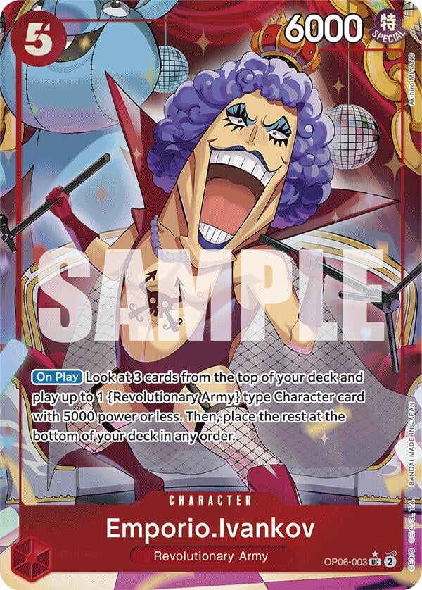 Image for Emporio.Ivankov (Full Art) (Premium Booster -The Best-) (OP06-003) - One Piece Card Game