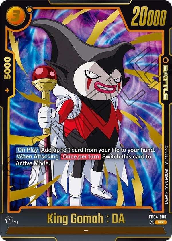 Image for King Gomah : DA (Alternate Art) (Ultra Limit) (FB04-080) - Dragon Ball Super: Fusion World