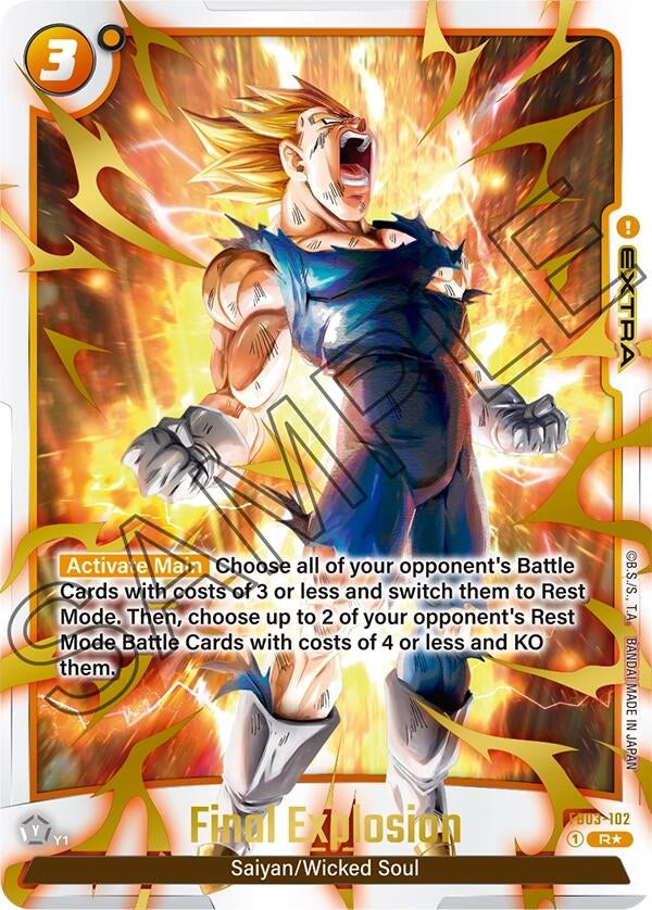 Image for Final Explosion (Alternate Art) (Raging Roar Alternate Art Reprints) (FB03-102) - Dragon Ball Super: Fusion World