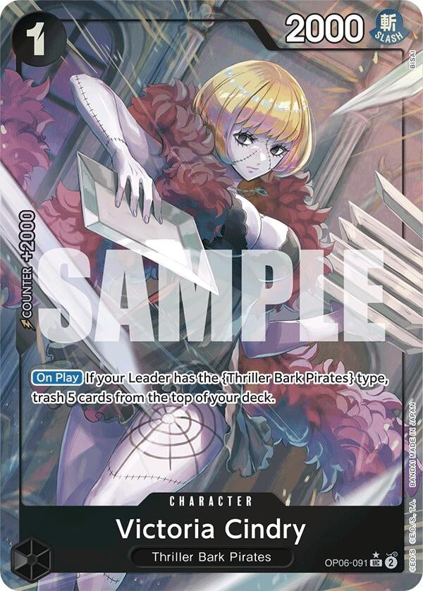 Image for Victoria Cindry (Full Art) (Premium Booster -The Best-) (OP06-091) - One Piece Card Game