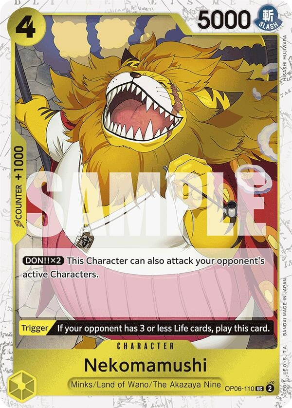 Image for Nekomamushi (Jolly Roger Foil) (Premium Booster -The Best-) (OP06-110) - One Piece Card Game