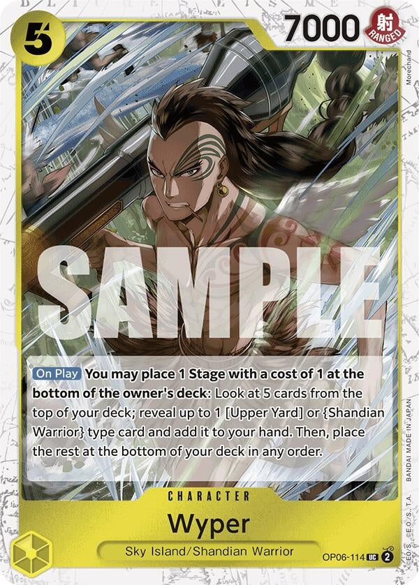 Image for Wyper (Jolly Roger Foil) (Premium Booster -The Best-) (OP06-114) - One Piece Card Game