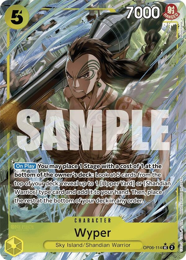 Image for Wyper (Full Art) (Premium Booster -The Best-) (OP06-114) - One Piece Card Game