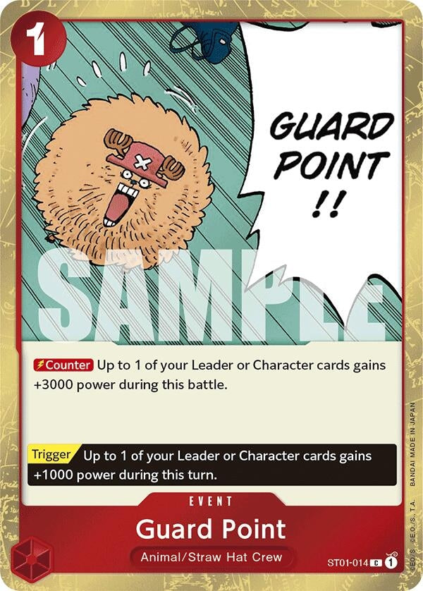 Image for Guard Point (Jolly Roger Foil) (Premium Booster -The Best-) (ST01-014) - One Piece Card Game