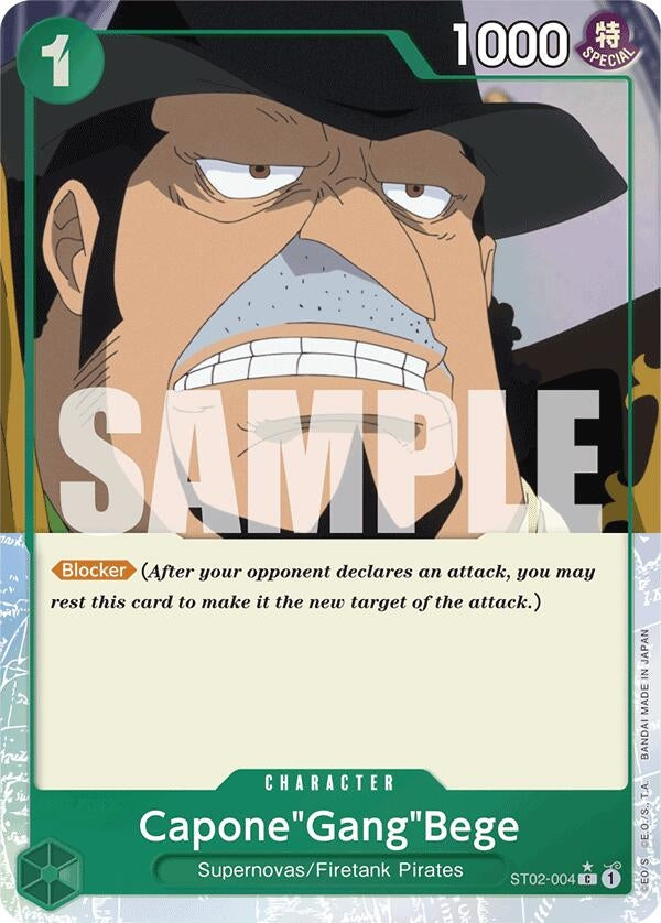 Image for Capone"Gang"Bege (ST02-004) (Full Art) (Premium Booster -The Best-) (ST02-004) - One Piece Card Game