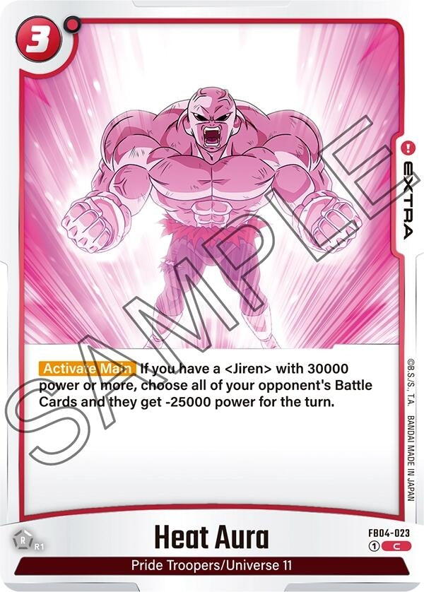 Image for Heat Aura (Ultra Limit) (FB04-023) - Dragon Ball Super: Fusion World