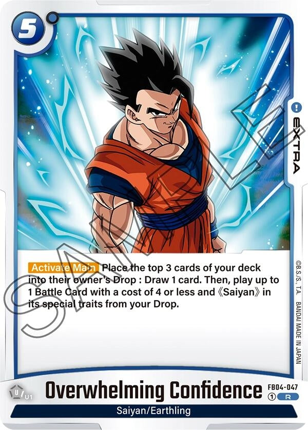 Image for Overwhelming Confidence (Ultra Limit) (FB04-047) - Dragon Ball Super: Fusion World