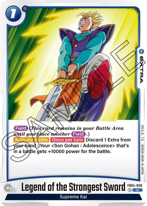 Image for Legend of the Strongest Sword (Ultra Limit) (FB04-050) - Dragon Ball Super: Fusion World