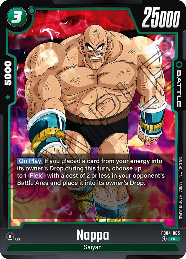 Image for Nappa - FB04-065 (Ultra Limit) (FB04-065) - Dragon Ball Super: Fusion World