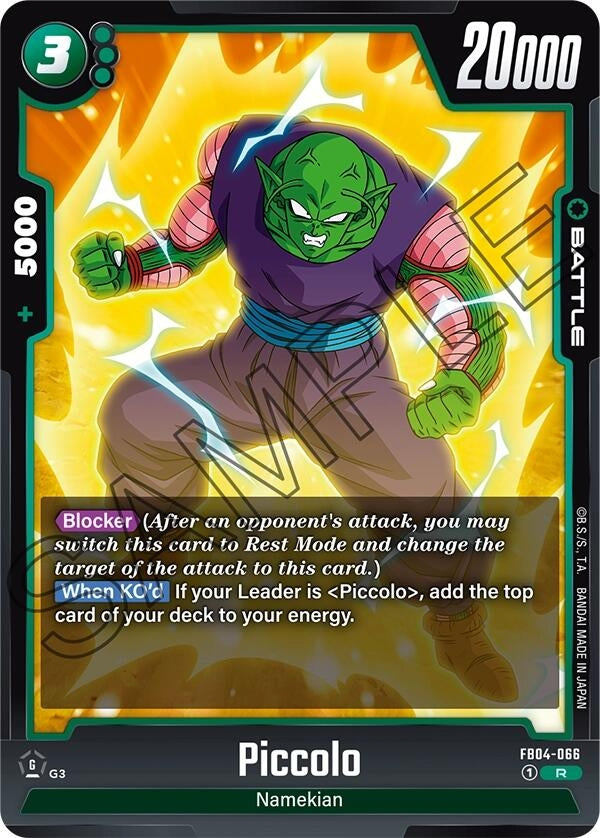 Image for Piccolo - FB04-066 (Ultra Limit) (FB04-066) - Dragon Ball Super: Fusion World