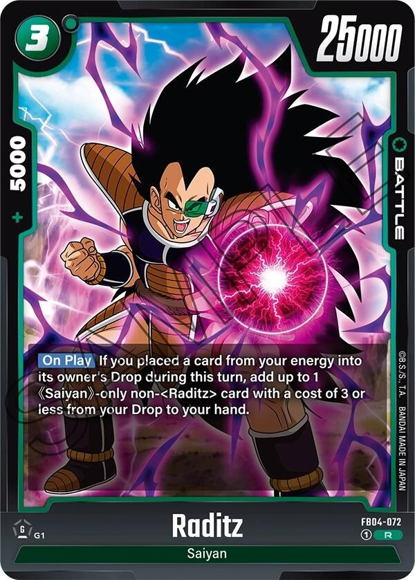 Image for Raditz (Ultra Limit) (FB04-072) - Dragon Ball Super: Fusion World