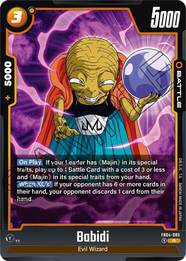 Image for Babidi (Ultra Limit) (FB04-085) - Dragon Ball Super: Fusion World
