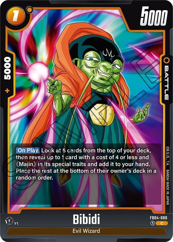 Image for Bibidi (Ultra Limit) (FB04-086) - Dragon Ball Super: Fusion World