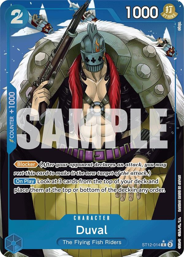 Image for Duval (Full Art) (Premium Booster -The Best-) (ST12-014) - One Piece Card Game