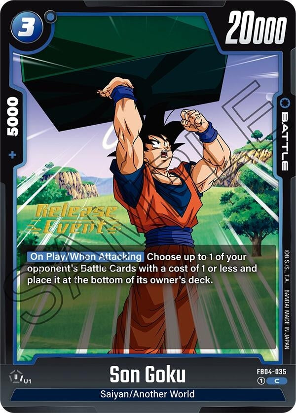 Image for Son Goku - FB04-035 (Ultra Limit Release Event Cards) (FB04-035) - Dragon Ball Super: Fusion World