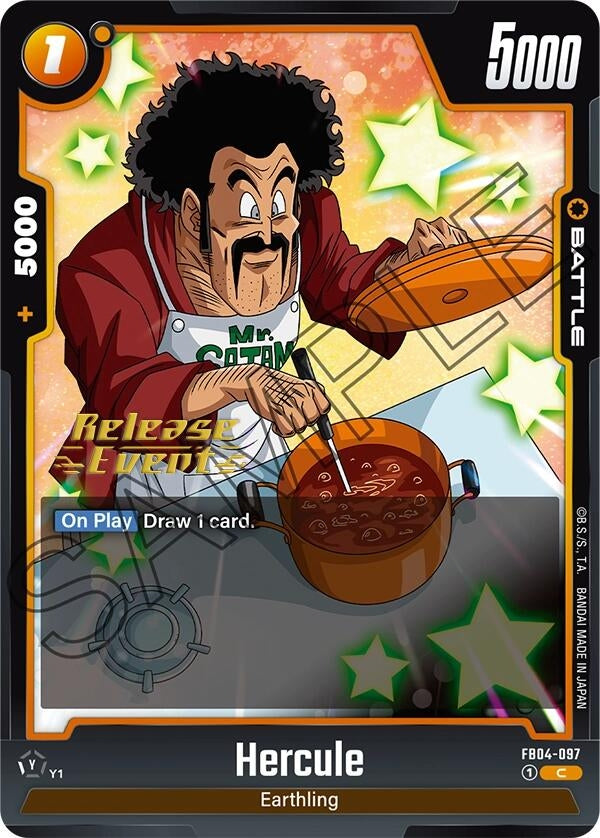 Image for Hercule (Ultra Limit Release Event Cards) (FB04-097) - Dragon Ball Super: Fusion World