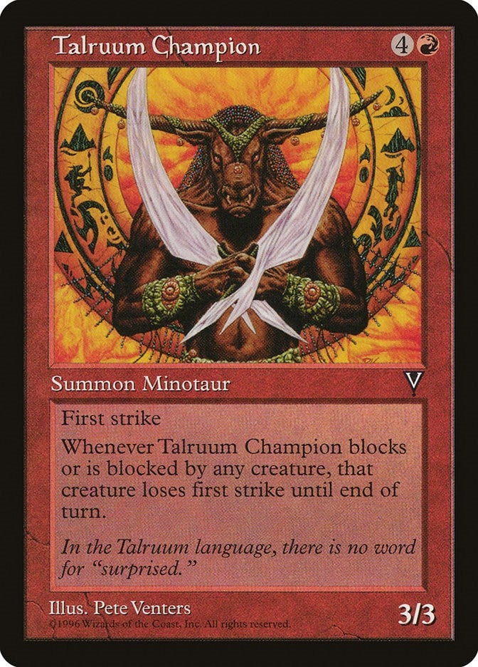 Image for Talruum Champion (Visions) - Magic: The Gathering