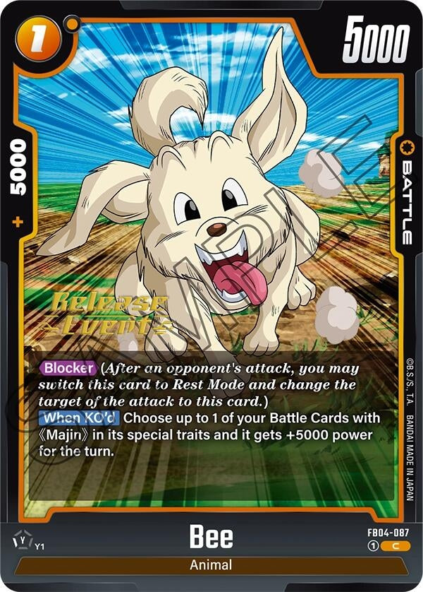 Image for Bee (Ultra Limit Release Event Cards) (FB04-087) - Dragon Ball Super: Fusion World