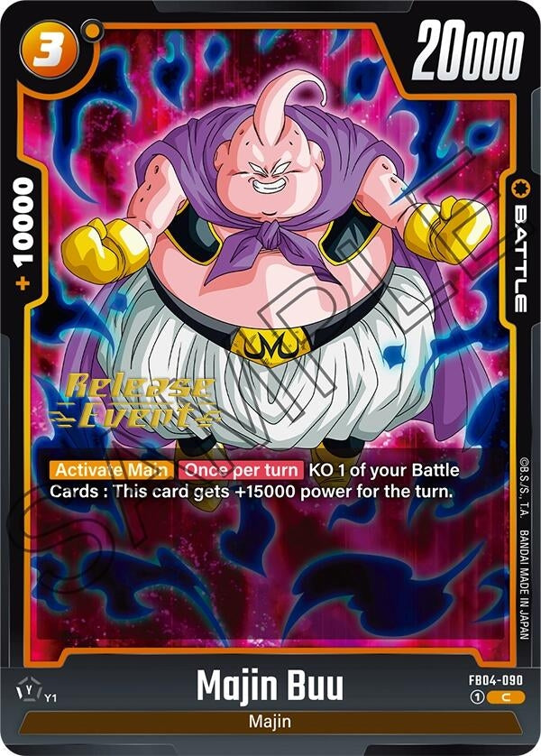 Image for Majin Buu (Ultra Limit Release Event Cards) (FB04-090) - Dragon Ball Super: Fusion World