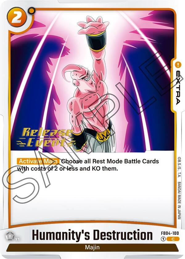 Image for Humanity's Destruction (Ultra Limit Release Event Cards) (FB04-100) - Dragon Ball Super: Fusion World