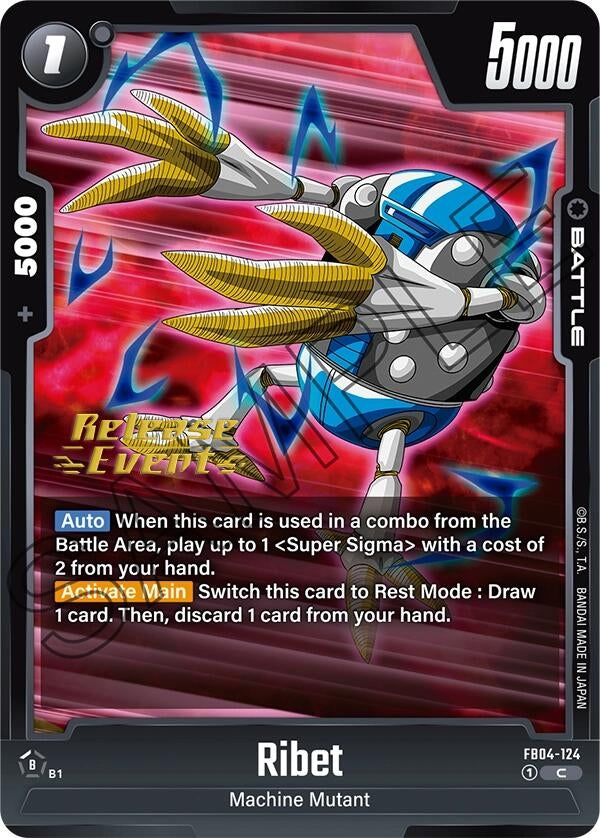 Image for Ribet (Ultra Limit Release Event Cards) (FB04-124) - Dragon Ball Super: Fusion World