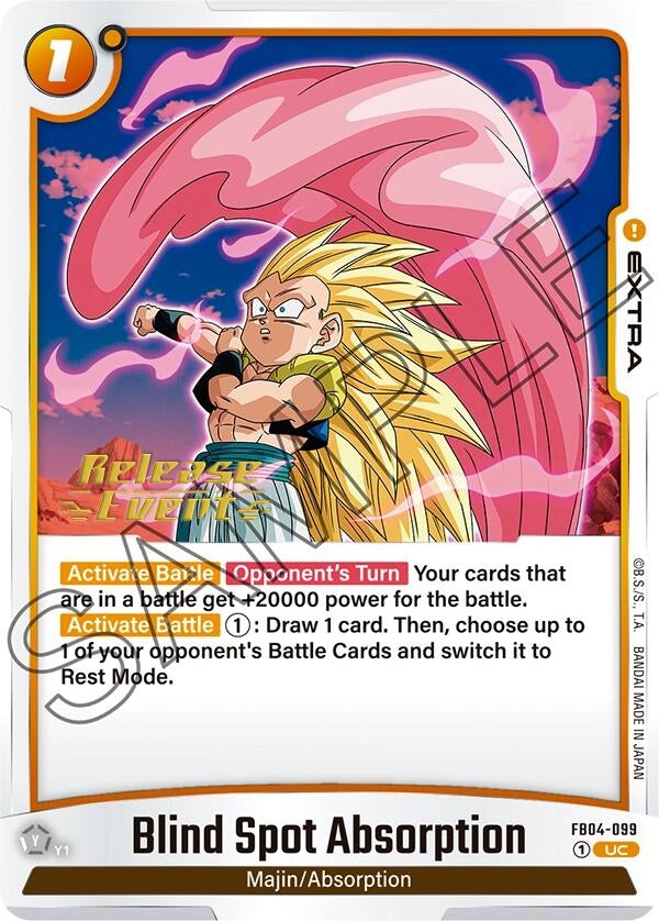 Image for Blind Spot Absorption (Ultra Limit Release Event Cards) (FB04-099) - Dragon Ball Super: Fusion World