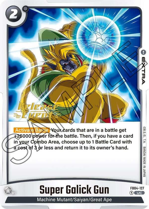 Image for Super Galick Gun (Ultra Limit Release Event Cards) (FB04-127) - Dragon Ball Super: Fusion World
