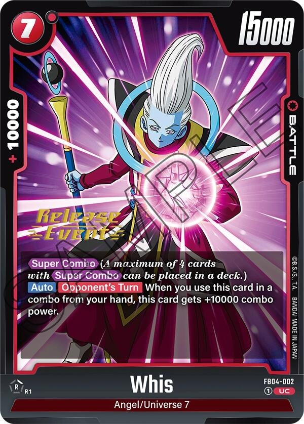 Image for Whis (Ultra Limit Release Event Cards) (FB04-002) - Dragon Ball Super: Fusion World