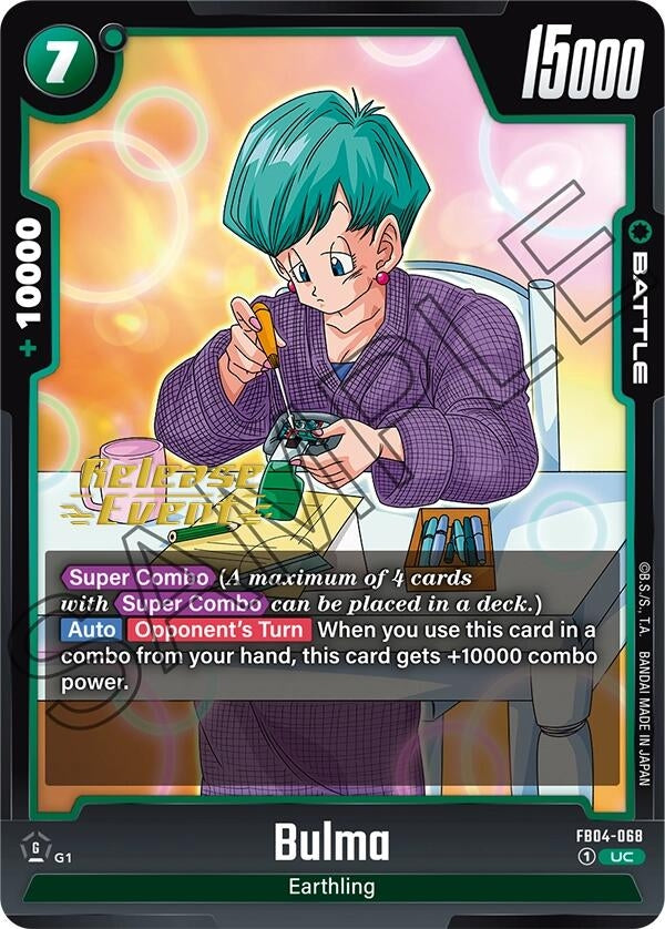Image for Bulma (Ultra Limit Release Event Cards) (FB04-068) - Dragon Ball Super: Fusion World