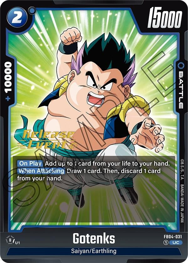 Image for Gotenks - FB04-031 (Ultra Limit Release Event Cards) (FB04-031) - Dragon Ball Super: Fusion World