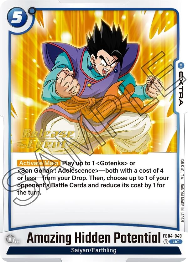 Image for Amazing Hidden Potential (Ultra Limit Release Event Cards) (FB04-049) - Dragon Ball Super: Fusion World