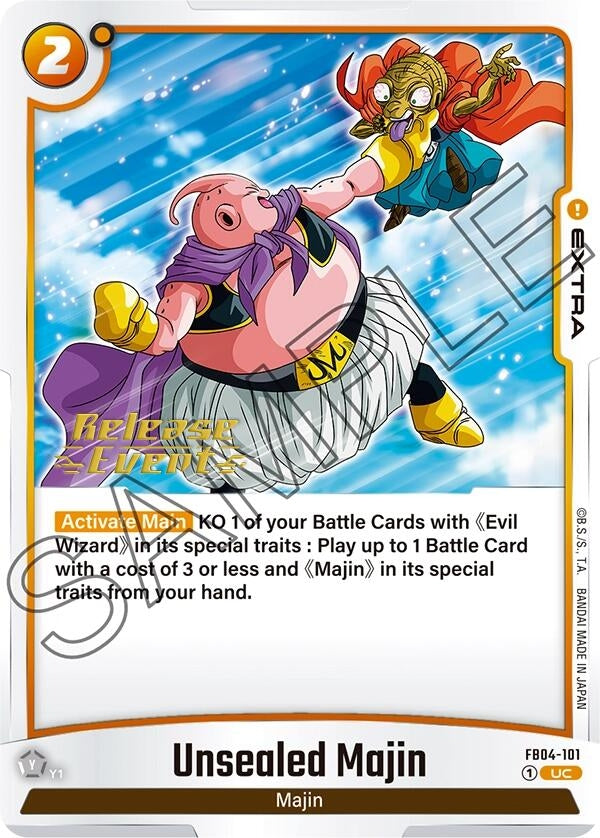 Image for Unsealed Majin (Ultra Limit Release Event Cards) (FB04-101) - Dragon Ball Super: Fusion World